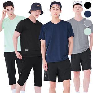 (체이스컬트) 냉감 ICE 브이넥 반팔 T-SHIRT/4Color