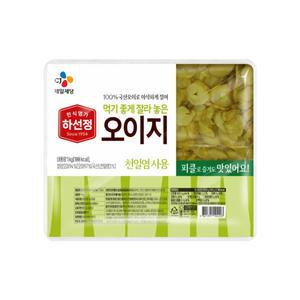 [신선] 1+1 CJ 하선정 썰어놓은 오이지 1kg 트레이더스 식자재 식자재마트 대용량