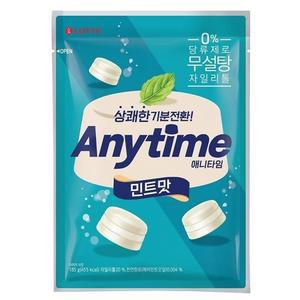 롯데제과 애니타임 무설탕 자일리톨캔디 185g x 3개