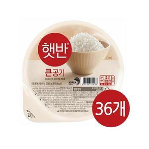 CJ제일제당 햇반 큰공기 300g 36개