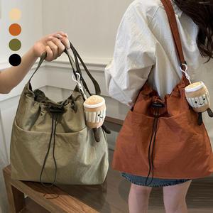 바스락 나일론 복조리 크로스백 + 키링 세트 복조리백(4color)