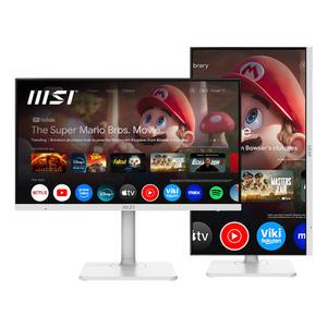 MSI 스마트 모니터 68cm(27인치) 4K UHD 화이트 PD65 무결점 MD272UPSWCL