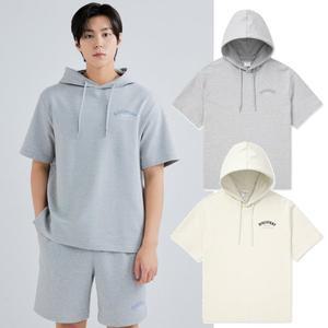 [디스커버리](광주신세계)[24S/S] 디스커버리 DXTR53043 남여 공용 경량 애슬레저 트레이닝 후드 반팔 ...