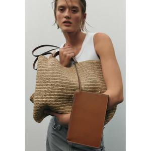 매장정품 자라 ZARA 브레이드 쇼퍼백 - 라이트 베이지 6019510111 1804841