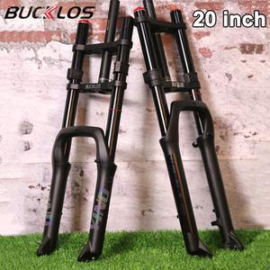 자전거 포크 프레임 기어 바퀴 사이클 MTB 경량 마운트 쇼바 BUCKLOS 서스펜션 포크 20'' 에어 포크 140mm