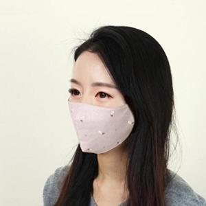 [셀러허브 1]먼지차단마스크 다회용 필터 면마스크(핑크) 빨아쓰는