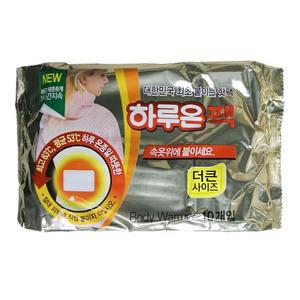 [RGL95PTU]하루온팩 형 10p 핫팩 파스형핫팩 겨울