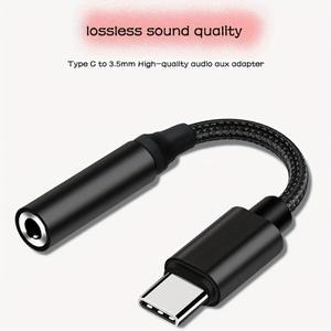 C타입 3.5mm 헤드폰 어댑터 USB-C 잭 오디오 케이블 화웨이 호환 P30  호환 삼성 호환 원플러스 이어폰