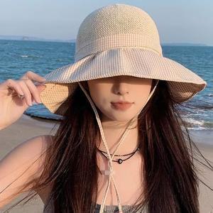 [키즈스퀘어](대구신세계)[메르시밴드] 체크리본 벙거지 버킷햇 모자_3 color
