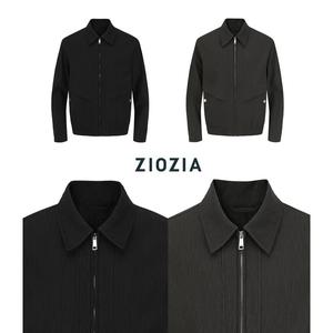 갤러리아 25SS 지오지아 크리즈 텍스처 집업 블루종 2종 택1 (ADF2JJ1903)