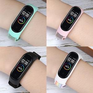 Xiaomi Mi Band 용 나일론 루프 8 7 4 3 5 6 smartwatch 손목 밴드 스포츠 Correa Miband 6 8 스트랩의 통