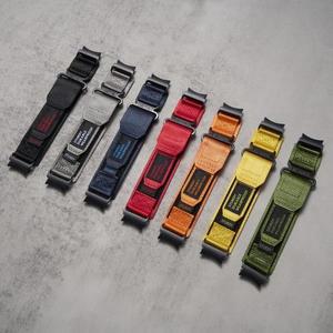 삼성 갤럭시 시계 용 나일론 스트랩 7 6 5 4 40mm 44mm 간격 없음 팔찌 6 클래식 43mm 47mm 42/46mm Correa