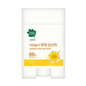 그린핑거 야외놀이 투명 선스틱 20g