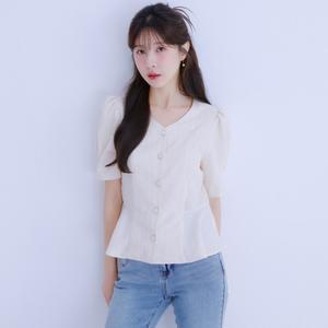 [롯데백화점]로엠 자카드 블라우스(2colors)_RMBLE25RT3