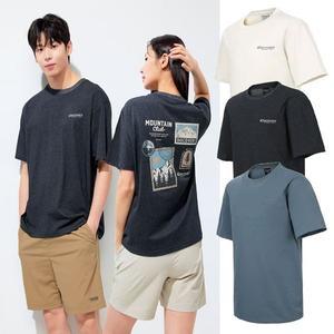 갤러리아 디스커버리 프레시벤트 콜라주 반팔티셔츠 DXRS8F053