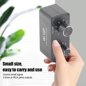 미니 스테레오 오디오 프리앰프 헤드폰 앰프 볼륨 컨트롤러 RCA 잭 포함 3.5mm 출력