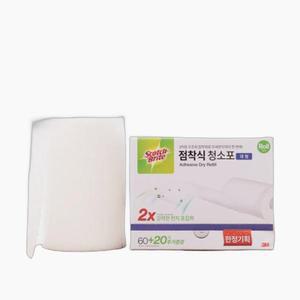 3M 대형 점착식 정전기 청소포 80매 / 거실청소 바닥청소 먼지제거 스카치브라이트