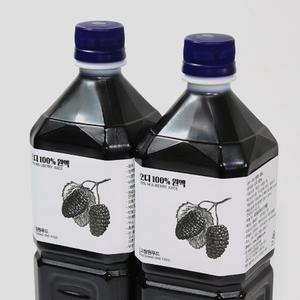 원웰빙 고창 오디 원액 100% 1L 하늘수 오디즙, 1L, 2개