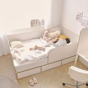 [텐스페이스]도담 키즈 안전가드 데이베드 수납 서랍 침대 SS (본넬매트포함) DO5120R(착불)