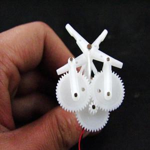 DIY 마이크로 공중 차량 Ornithopter 기어 그룹 감속 장치 6mm 모터