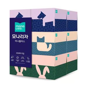 모나리자미니플러스 코스트코각티슈 곽휴지 48팩