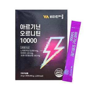 비타민마을 고함량 아르기닌 오르니틴 10000 타우린 10g x 30포 1박스 HIS