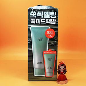 증정 한율 쑥시카 쑥머드팩 클렌징밤 100g + 15g