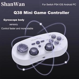 2025 Shanwan Q38 미니 게임 컨트롤러 블루투스 조이패드 스위치 OLED 플레이스테이션 PS4 IOS 안드로이드