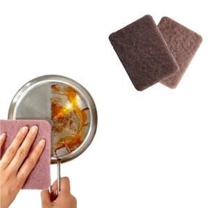 국산 수세미 5개 세트 양면 주방 설거지 탄냄비 찌든때 제거 연마 탄스텐 찌든냄비 강력 다목적 사각
