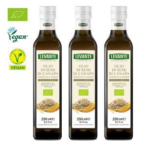 [기타]르반테 유기농 대마종자유 냉압착 250ml 햄프씨드오일 직수입 3병