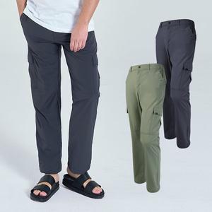 [마운틴벨리]쿨링 부드러운 터치감 사방스판 밑단 조거 스트링 2IN1 카고 팬츠