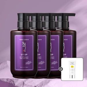 [댕기머리] 진기샴푸 500ml 4개+바쿠치올 토닝 선크림 50ml 증정