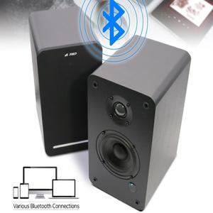 에프앤디 H40BT 엠프내장 증폭스피커-오디오 업소용-가정용 무선블루투스 USB AUX 광단자-옵티컬 리모컨