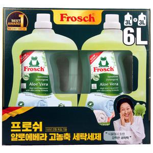 프로쉬 알로에베라 세탁세제 독일 친환경 고농축 액상세제 3L x 2개 코스트코