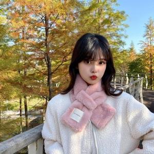 키오 네모 퍼목도리 에코퍼 머플러 페이크퍼 밍크목도리 털목도리 쁘띠목도리 겨울목도리