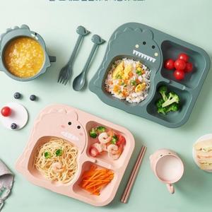 유아 아기 어린이 식판 식기 그릇 용기 세트 (WFGOO0B)