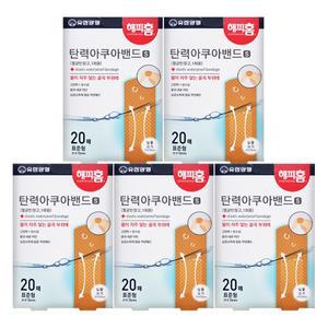 해피홈 탄력 아쿠아 밴드 에스 표준형 20매 X 5개