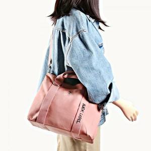 [라일리] Rly 레터링 에코백 토드 크로스백 수납 포켓 캔버스