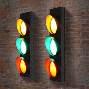 LED 신호등 술집 램프 카페 특이한 테마 인테리어 실내 조명
