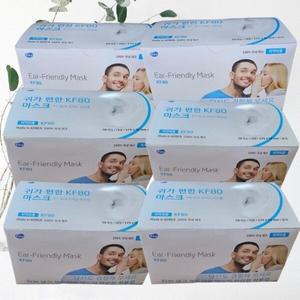 [기타]좋은 품질 300매 황사마스크 KF80 Ear-Friendly Mask 사각 덴탈마스크 레이