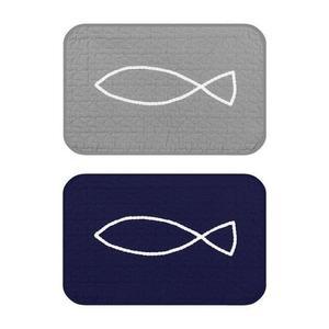 미끄럼방지발매트 모노피쉬퀼트 순면 화장실 욕실매트