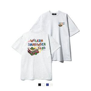 SANDWICH CLUB 오버핏 반팔 티셔츠 (GOS2-5SP165)