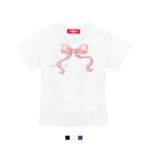 SWEING RIBBON 슬림핏 반팔 티셔츠 (GFS2-5SP164)
