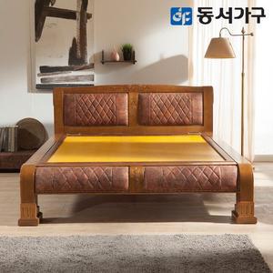 동서가구 M 리더스 엔틱 고급 원목 명품 황토 퀸 Q 흙침대 DF635861