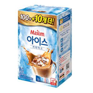 동서식품 맥심 아이스 커피 커피믹스 믹스커피 (100+10스틱) 110T