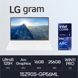 HMC / LG전자 그램15 / 15Z90S-GP56ML (RAM 16GB / NVMe 256GB / WIN11PRO)