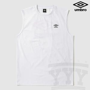 [하프클럽/엄브로]엄브로 쿨링프레쉬 에센셜 슬리브리스 UO321CSL71 WHT