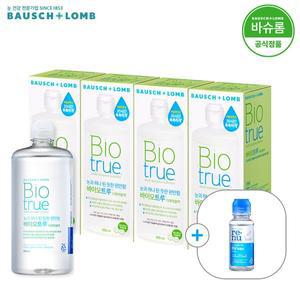 [바슈롬][공식] 바이오트루 렌즈세척액 500ml x4개 (+60ml)