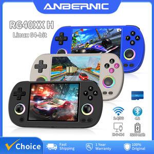 rgbtohdmi ANBERNIC 레트로 핸드헬드 게임 콘솔 RGB 조이스틱 비디오 4 0 인치 IPS 64 비트 리눅스 시스템 5G 와이파이 블루투스 지원 RG40XX