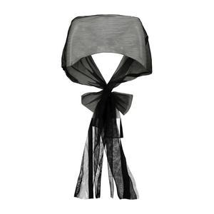 메종 마르지엘라 여성 블랙 On 라지 롱 스카프 S29TH0116 900 BLACK